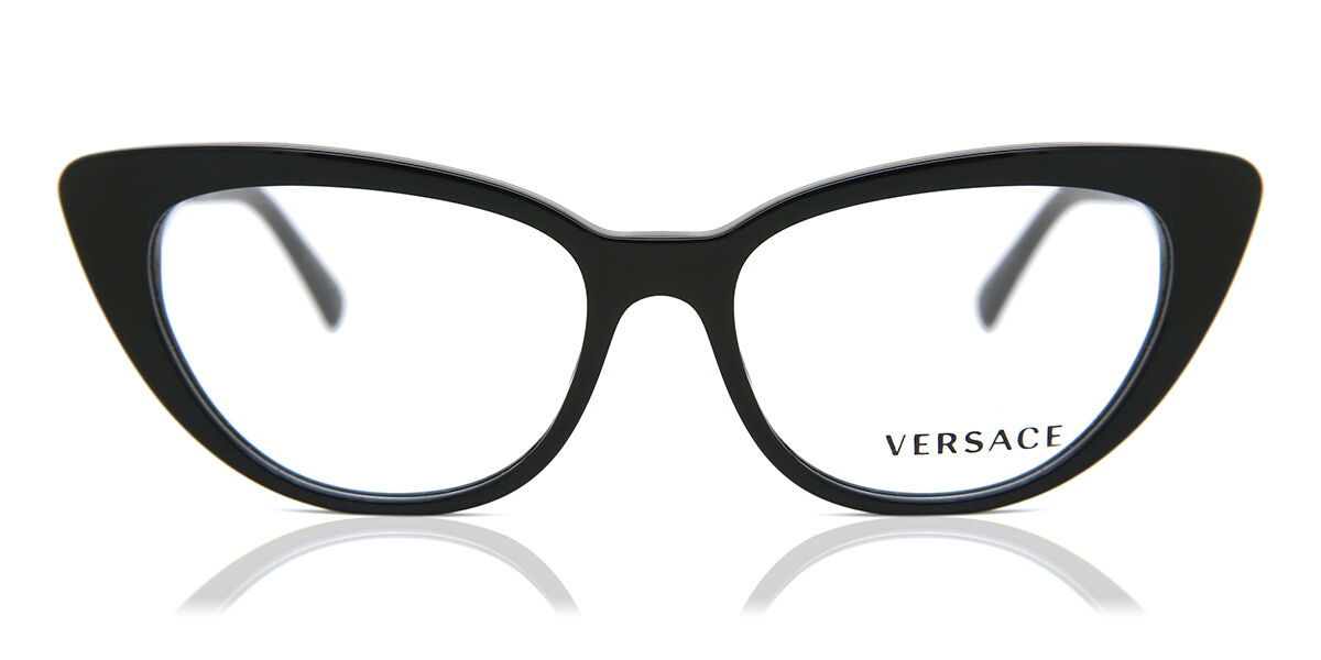 Image of Versace VE3286 GB1 Óculos de Grau Pretos Feminino PRT