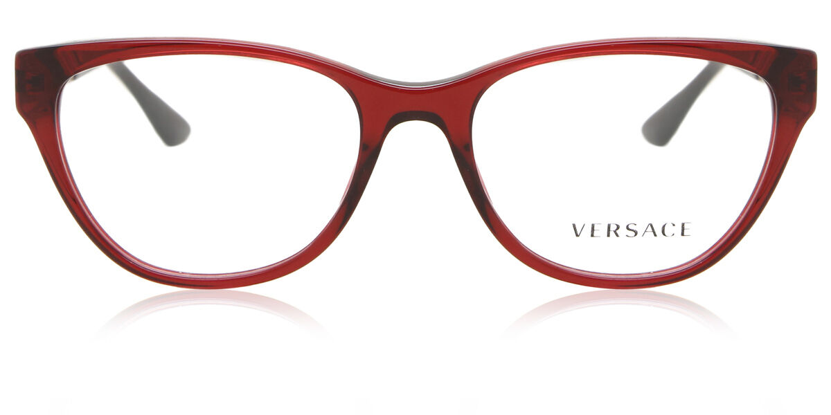 Image of Versace VE3292 388 Óculos de Grau Vermelhos Feminino PRT
