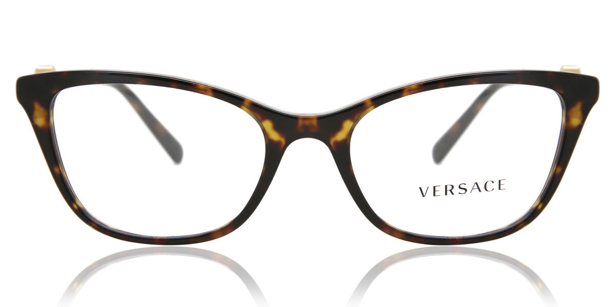 Image of Versace VE3293 108 Óculos de Grau Tortoiseshell Feminino PRT