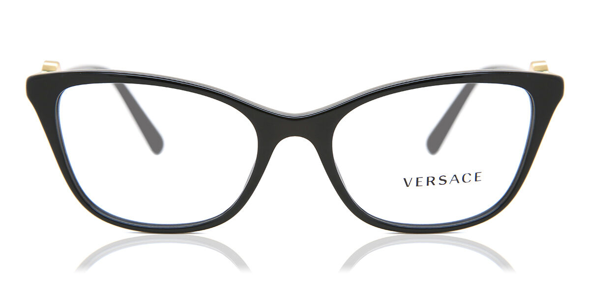 Image of Versace VE3293 GB1 Óculos de Grau Pretos Feminino PRT