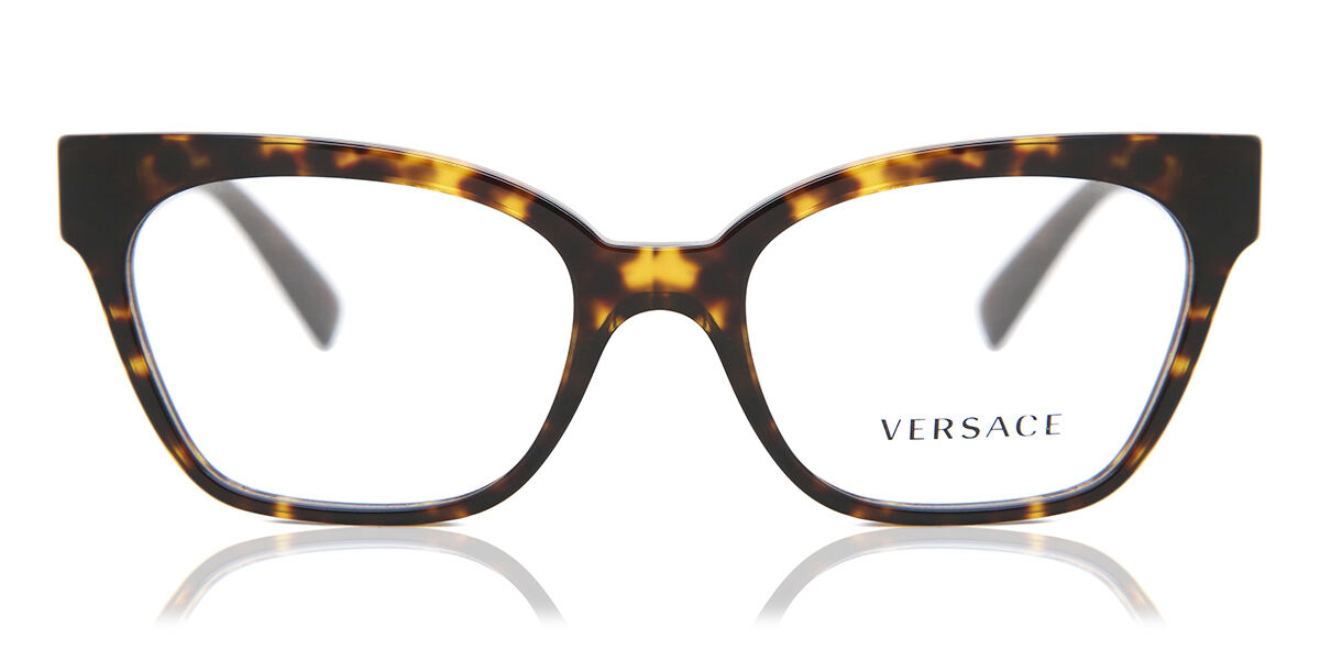 Image of Versace VE3294 108 Óculos de Grau Tortoiseshell Feminino PRT