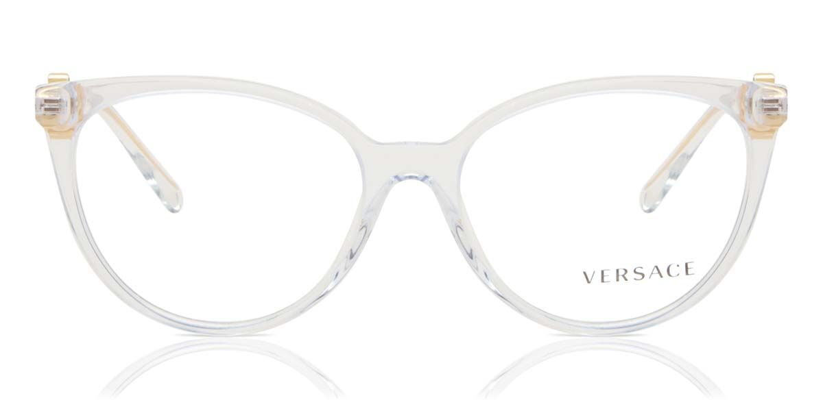 Image of Versace VE3298B Asian Fit 148 55 Genomskinliga Glasögon (Endast Båge) Kvinna SEK