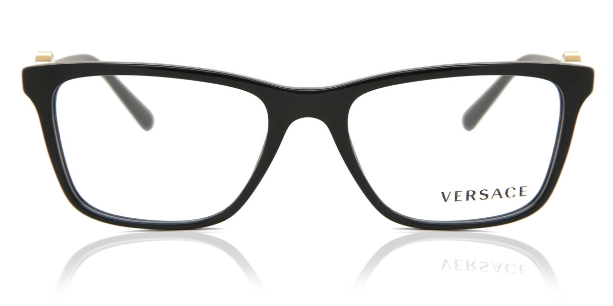 Image of Versace VE3299B Ajuste Asiático GB1 Gafas Recetadas para Mujer Negras ESP