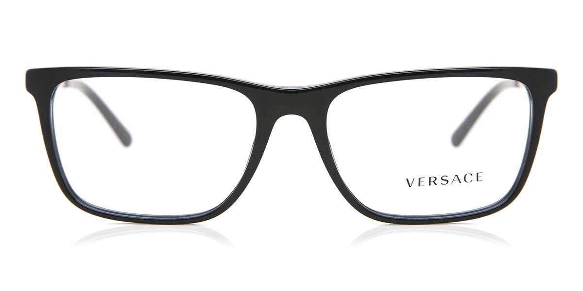 Image of Versace VE3301 GB1 Óculos de Grau Pretos Masculino PRT