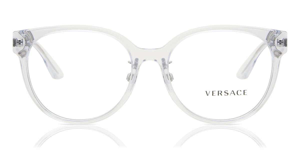 Image of Versace VE3302D Asian Fit 148 54 Białe Damskie Okulary Korekcyjne PL