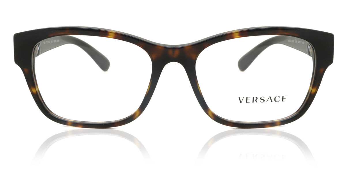 Image of Versace VE3306 108 Óculos de Grau Tortoiseshell Feminino BRLPT