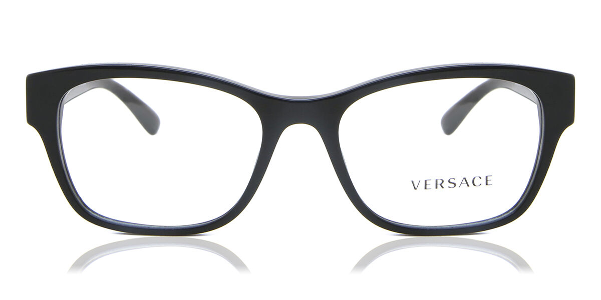 Image of Versace VE3306 GB1 Óculos de Grau Pretos Feminino BRLPT