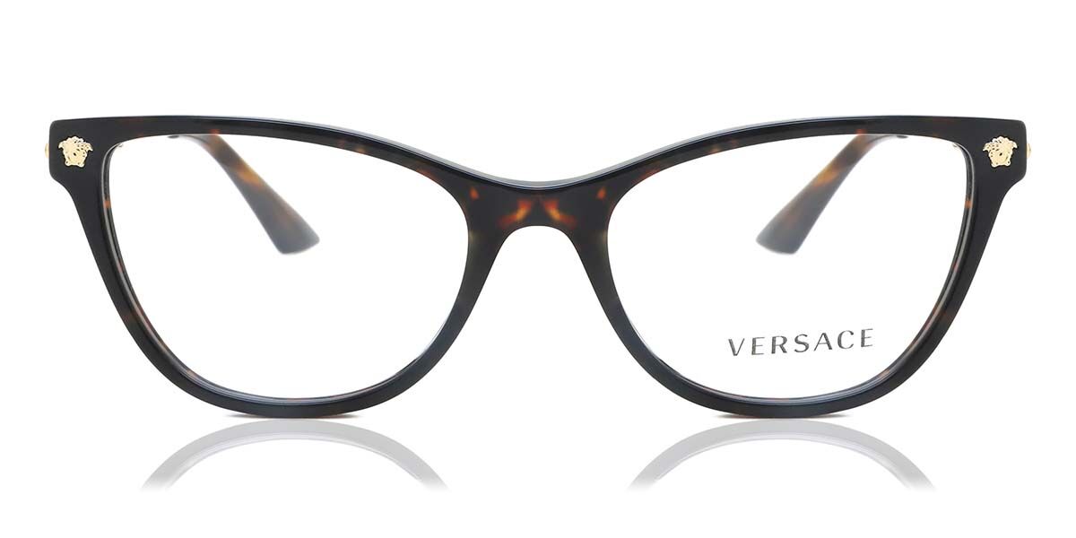 Image of Versace VE3309 108 Óculos de Grau Tortoiseshell Feminino BRLPT