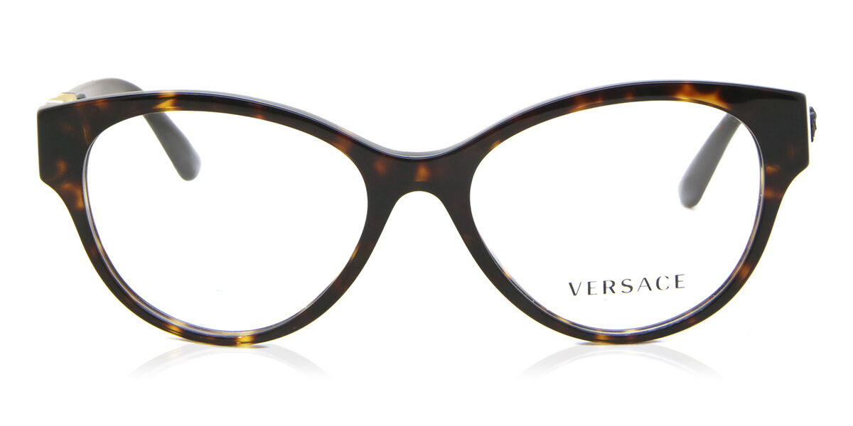 Image of Versace VE3313 108 Óculos de Grau Tortoiseshell Feminino PRT