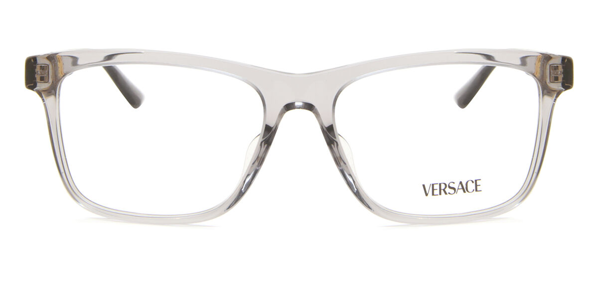 Image of Versace VE3319F Asian Fit 593 Óculos de Grau Transparentes Masculino PRT