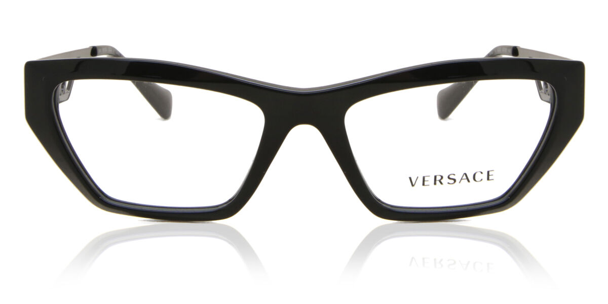 Image of Versace VE3327U 5232 Óculos de Grau Pretos Feminino BRLPT