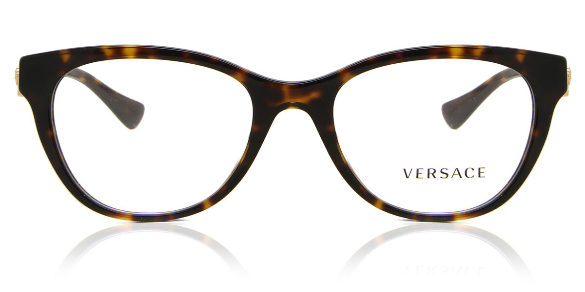Image of Versace VE3330 108 Óculos de Grau Tortoiseshell Feminino BRLPT