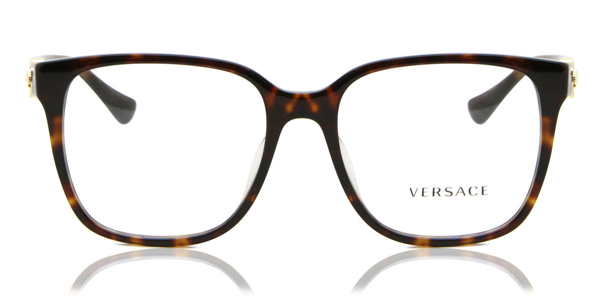 Image of Versace VE3332D Asian Fit 108 55 Lunettes De Vue Femme Tortoiseshell (Seulement Monture) FR