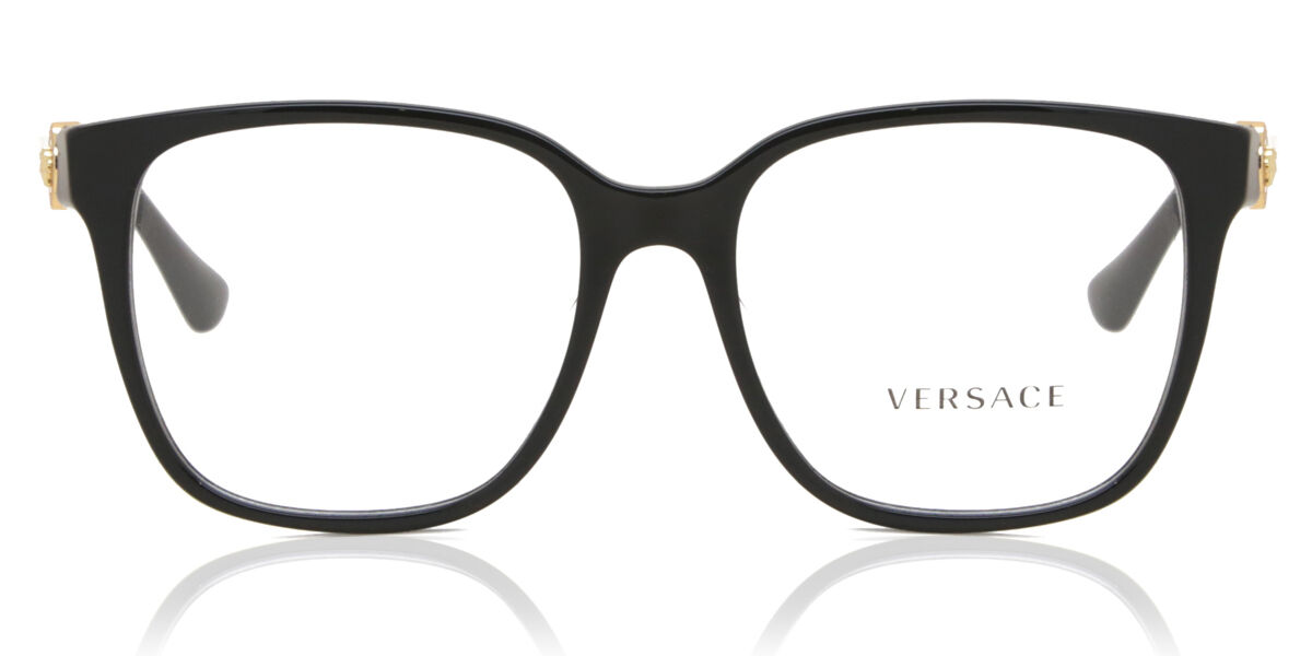 Image of Versace VE3332D Asian Fit GB1 55 Czarne Damskie Okulary Korekcyjne PL