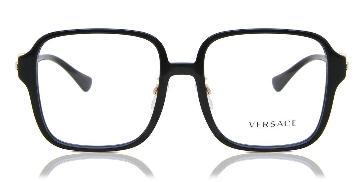 Image of Versace VE3333D Asian Fit GB1 56 Czarne Damskie Okulary Korekcyjne PL