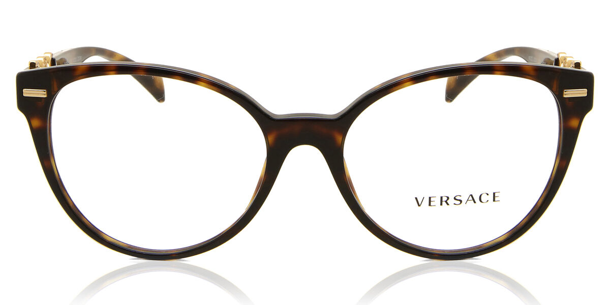 Image of Versace VE3334 108 Óculos de Grau Tortoiseshell Feminino BRLPT
