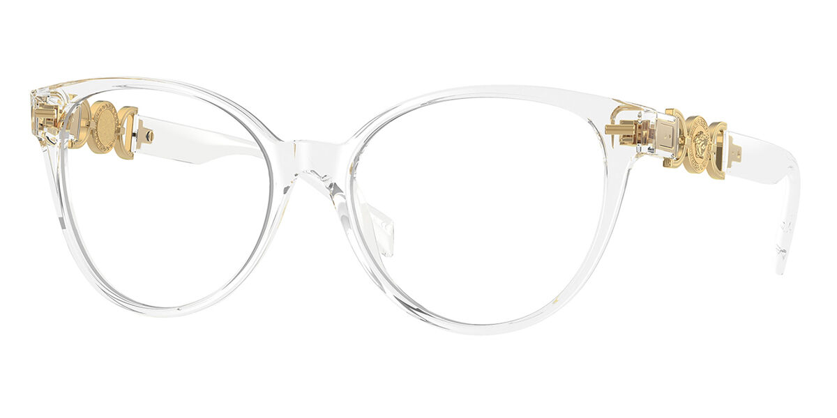 Image of Versace VE3334 148 Óculos de Grau Transparentes Feminino BRLPT