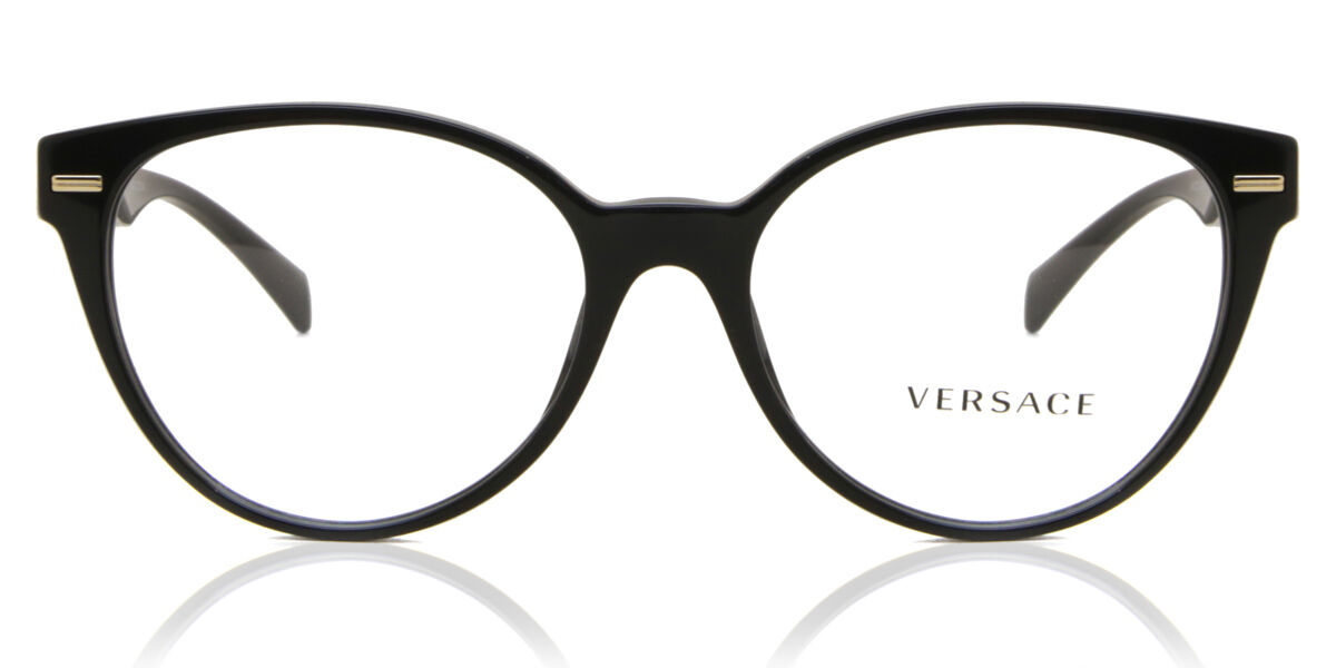 Image of Versace VE3334 GB1 Óculos de Grau Pretos Feminino BRLPT