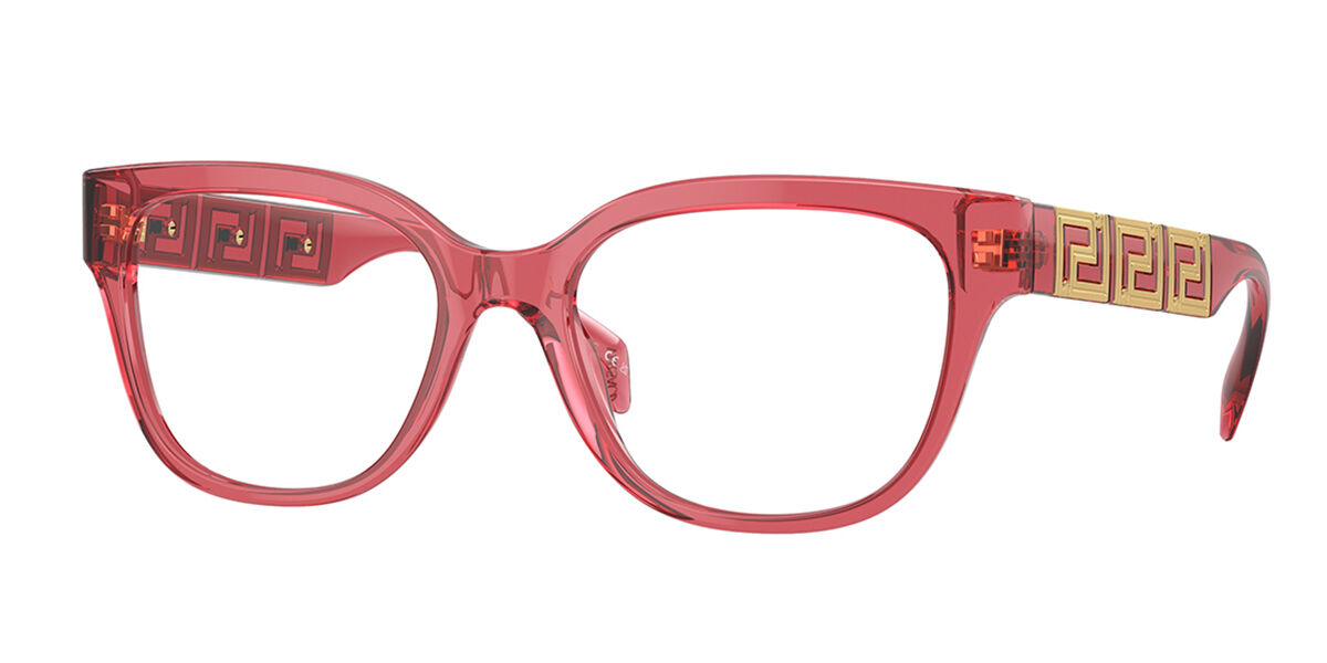 Image of Versace VE3338 5409 Óculos de Grau Vermelhos Feminino BRLPT