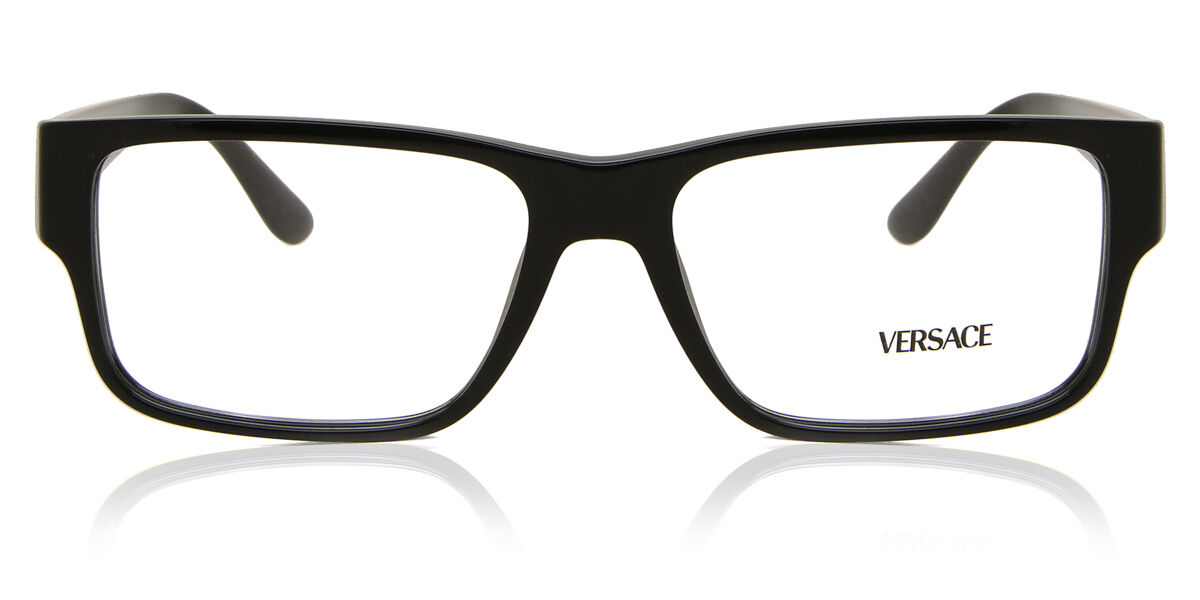 Image of Versace VE3342 GB1 Óculos de Grau Pretos Masculino PRT