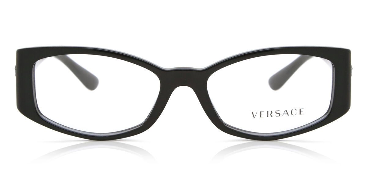 Image of Versace VE3343 GB1 Óculos de Grau Pretos Feminino BRLPT