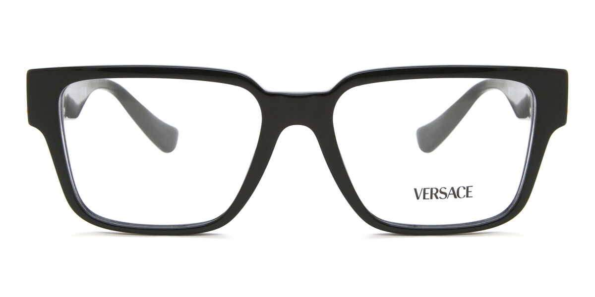 Image of Versace VE3346 GB1 Óculos de Grau Pretos Masculino BRLPT