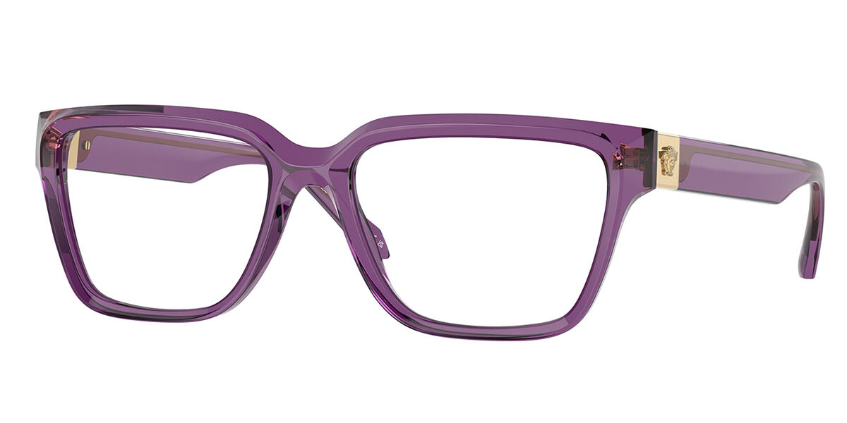 Image of Versace VE3357 5464 Óculos de Grau Purple Feminino PRT
