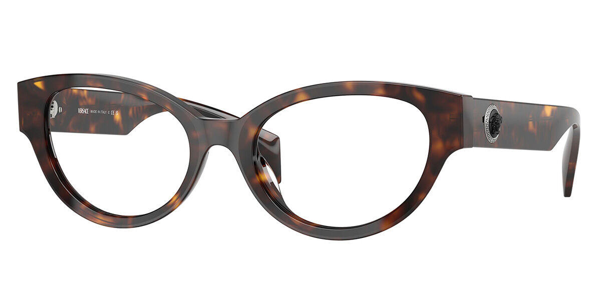 Image of Versace VE3361U 108 Óculos de Grau Tortoiseshell Feminino PRT