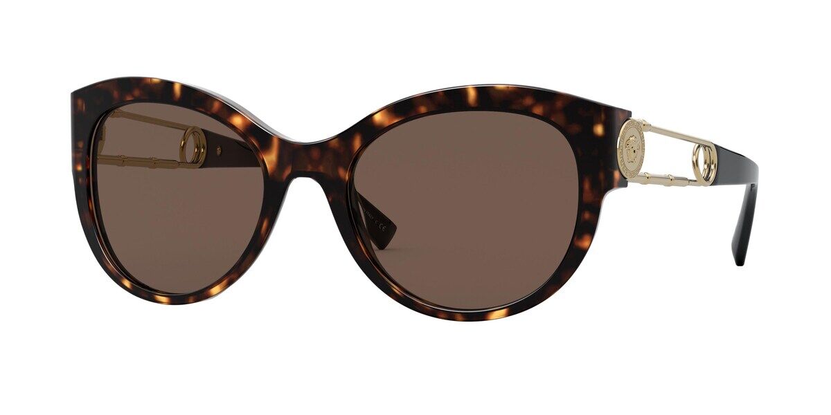 Image of Versace VE4389 108/73 Óculos de Sol Tortoiseshell Feminino PRT