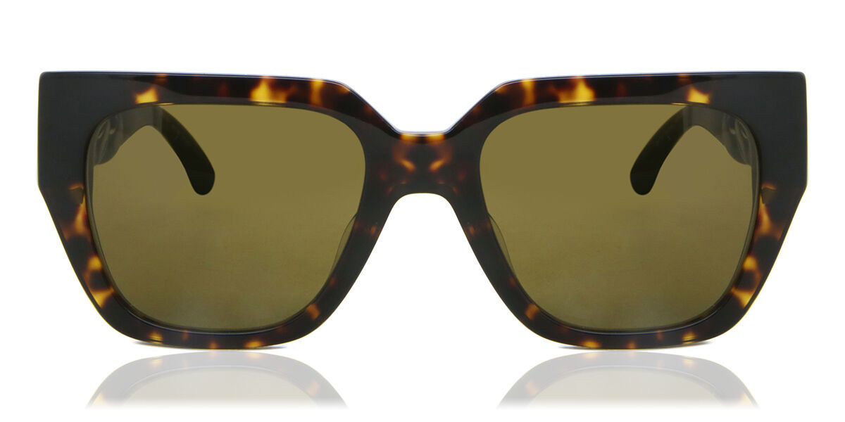 Image of Versace VE4409F Asian Fit 108/73 Óculos de Sol Tortoiseshell Feminino PRT