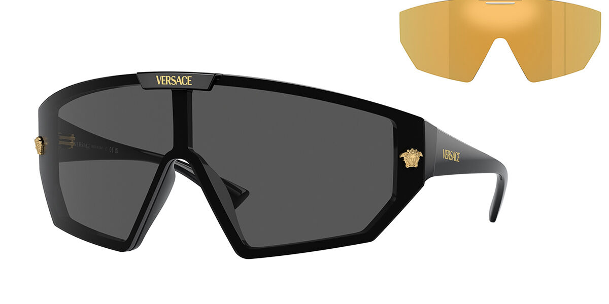 Image of Versace VE4461 GB1/87 Óculos de Sol Pretos Masculino BRLPT