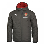 Image of Veste Arsenal FC Puma Réversible 2017-2018 (Gris Sombre) 266748 FR