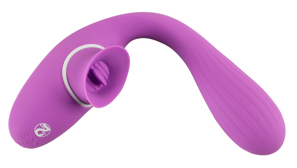 Image of Vibrator „2 Function Bendable Vibe“ mit Leck-Zunge ID 05982080000