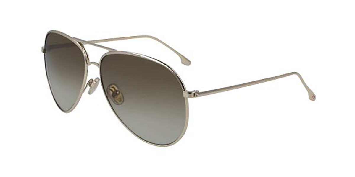 Image of Victoria Beckham VB203S 701 Óculos de Sol Dourados Feminino BRLPT