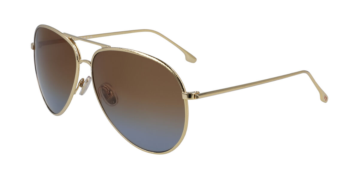 Image of Victoria Beckham VB203S 721 62 Lunettes De Soleil Femme Dorées FR