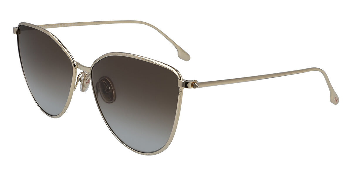 Image of Victoria Beckham VB209S 702 59 Lunettes De Soleil Femme Dorées FR