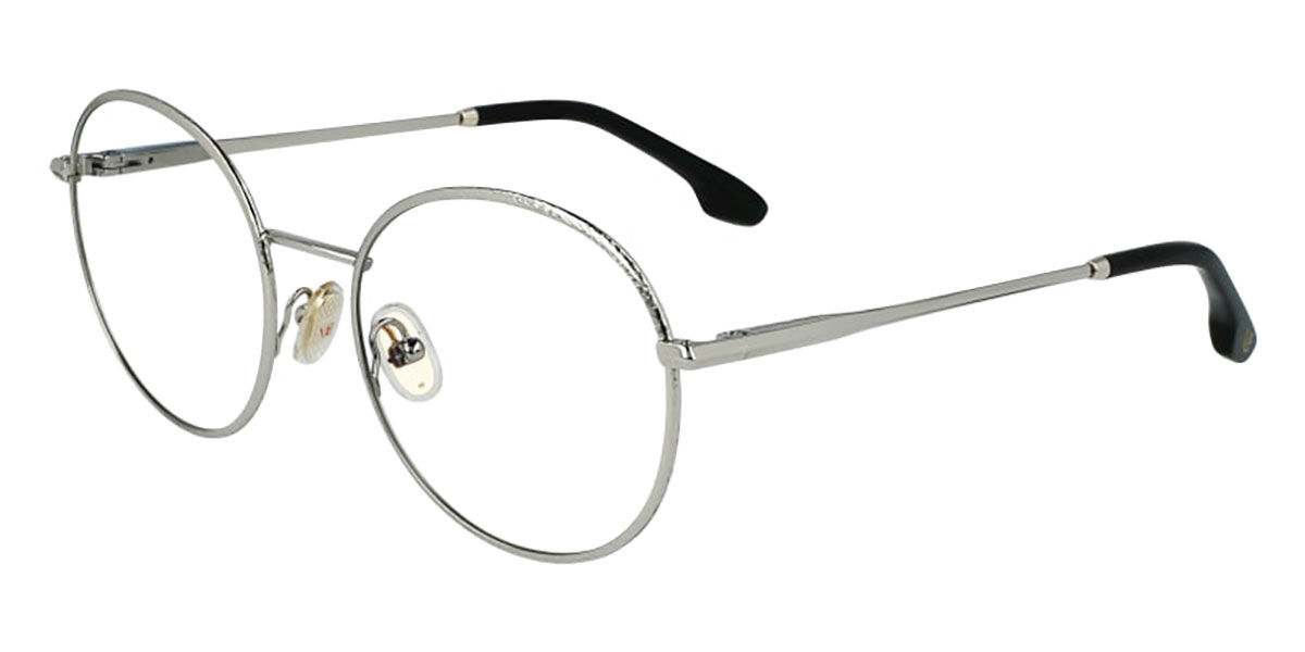 Image of Victoria Beckham VB2123 040 Óculos de Grau Prata Masculino BRLPT