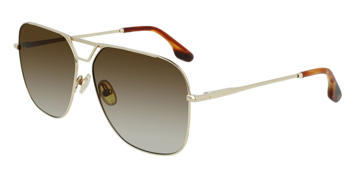 Image of Victoria Beckham VB217S 702 61 Lunettes De Soleil Homme Dorées FR