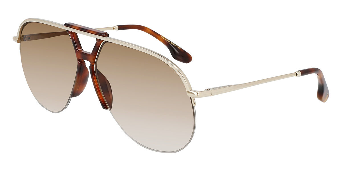 Image of Victoria Beckham VB222S 702 Óculos de Sol Dourados Feminino BRLPT