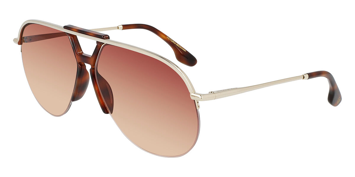 Image of Victoria Beckham VB222S 711 65 Lunettes De Soleil Femme Dorées FR