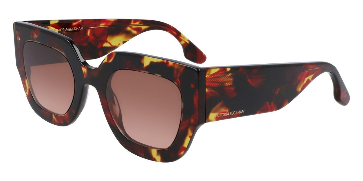 Image of Victoria Beckham VB606S 609 Óculos de Sol Tortoiseshell Feminino PRT