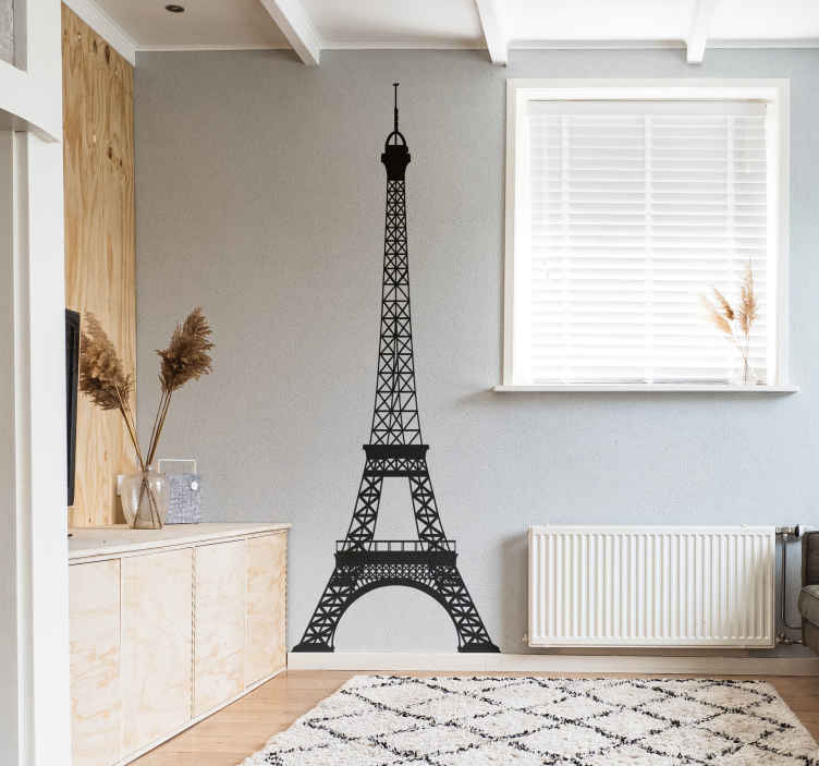 Image of Vinilo decorativo Torre Eiffel perfil