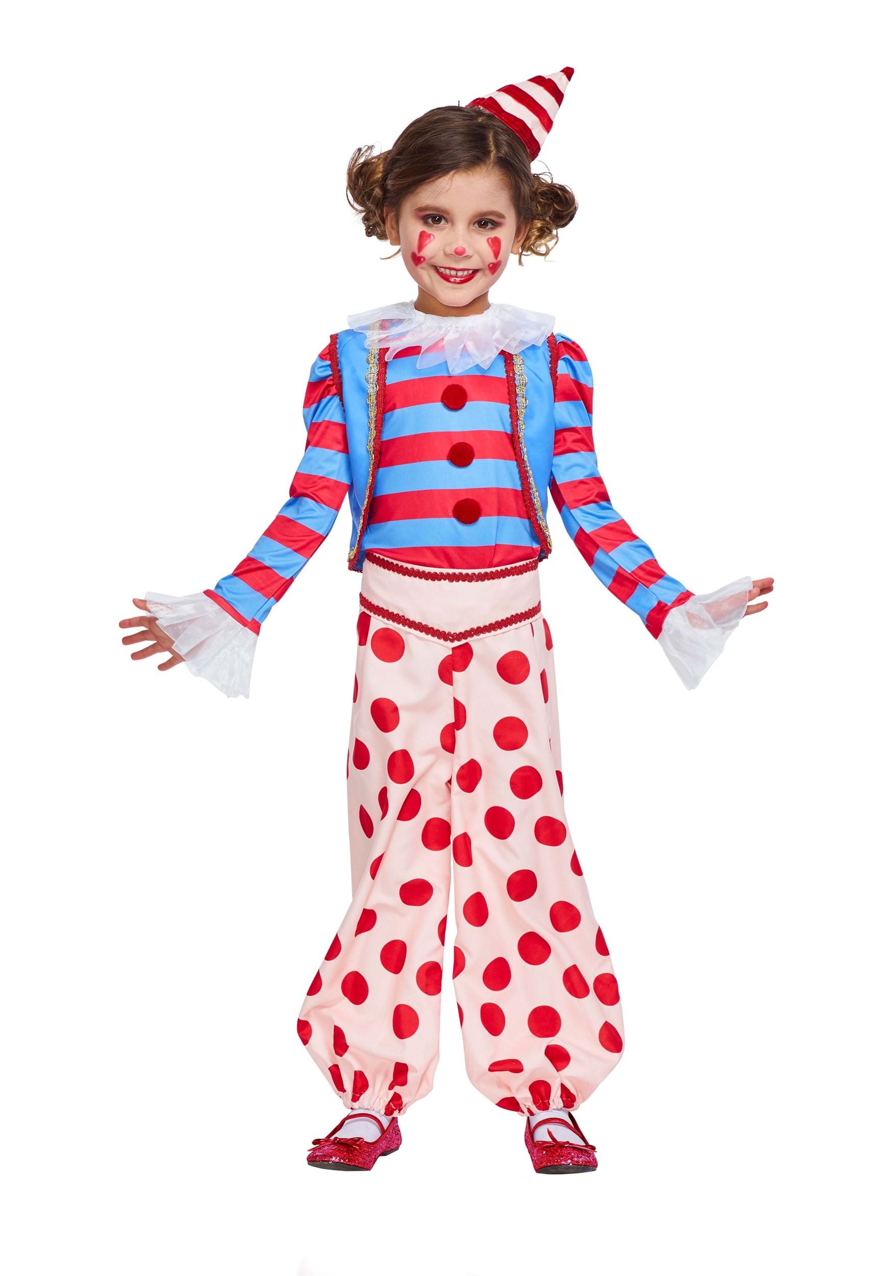 Image of Vintage Clown Girl's Costume ID SG40211-L