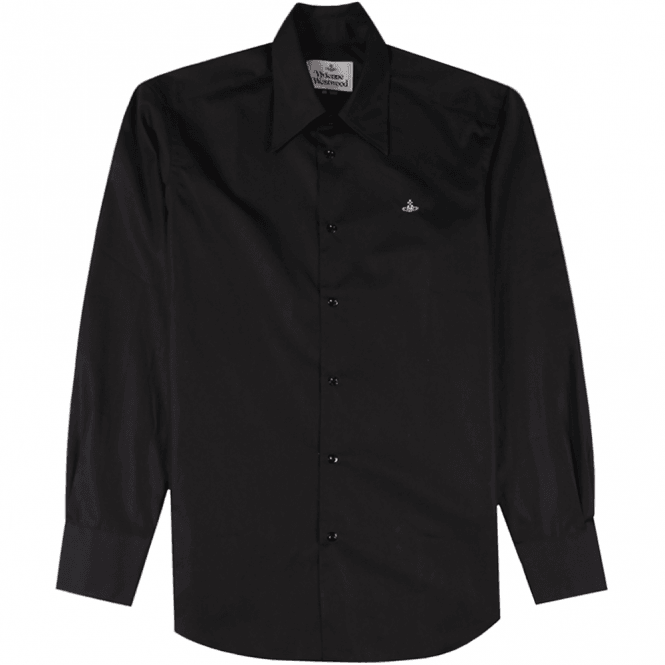 Image of Vivienne Westwood Men's Single Button Shirt Black L