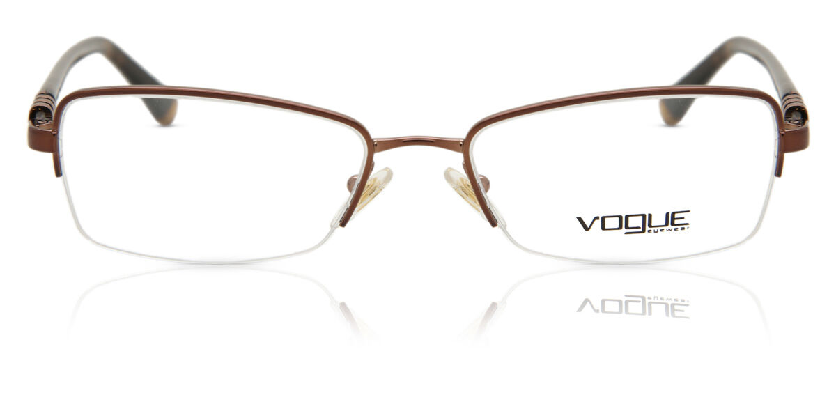 Image of Vogue Óculos de Grau VO3813B 811 Óculos de Grau Marrons Feminino BRLPT