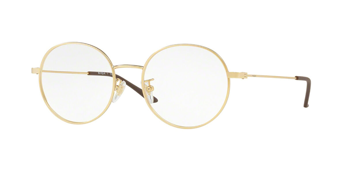 Image of Vogue Óculos de Grau VO4075D Formato Asiático 280 Óculos de Grau Dourados Masculino BRLPT