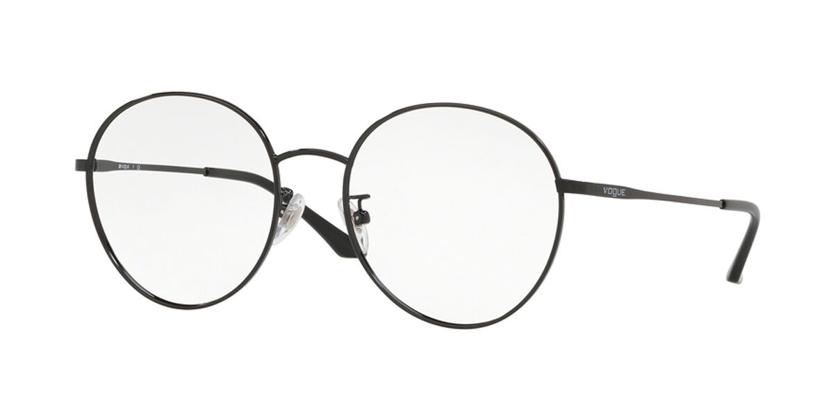 Image of Vogue Óculos de Grau VO4123D Asian Fit 352 Óculos de Grau Pretos Feminino PRT