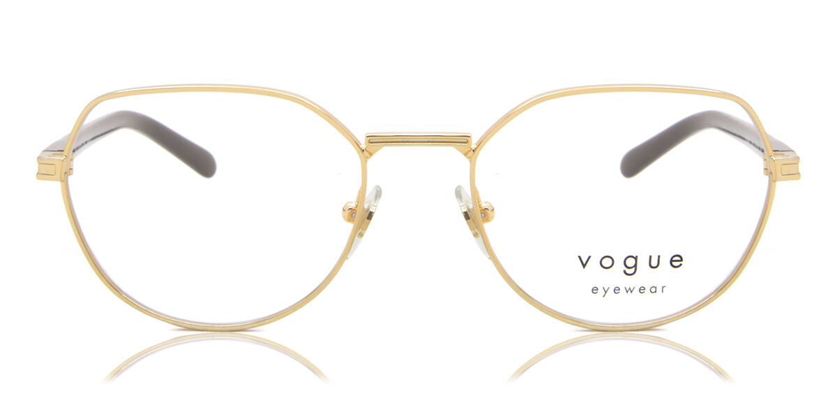 Image of Vogue Óculos de Grau VO4243 280 Óculos de Grau Dourados Feminino BRLPT