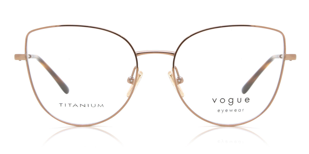 Image of Vogue Óculos de Grau VO4298T 5192 Óculos de Grau Dourados Feminino BRLPT