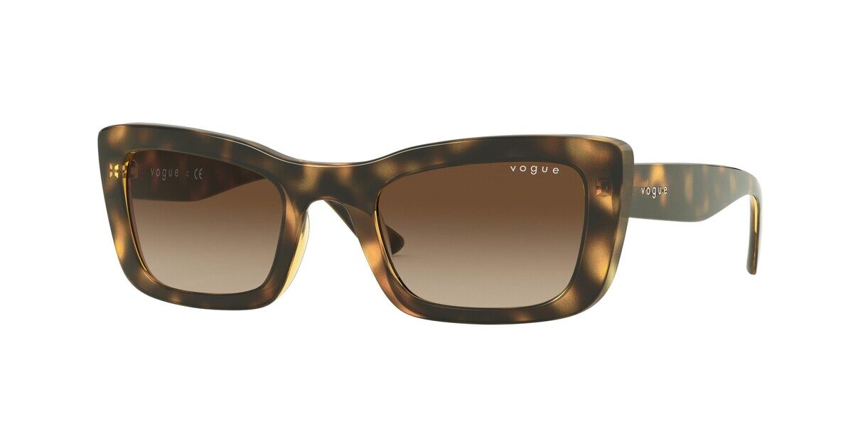 Image of Vogue Óculos de Grau VO5311SF Asian Fit W65613 Óculos de Sol Tortoiseshell Feminino PRT